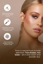 Load image into Gallery viewer, Vani-T Make Me Blush Cream & Powder Duo- Sweet Cheeks