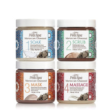 Load image into Gallery viewer, Gena Mani Pedi Intro Kit Moroccan Ghassoul 4x 118ml