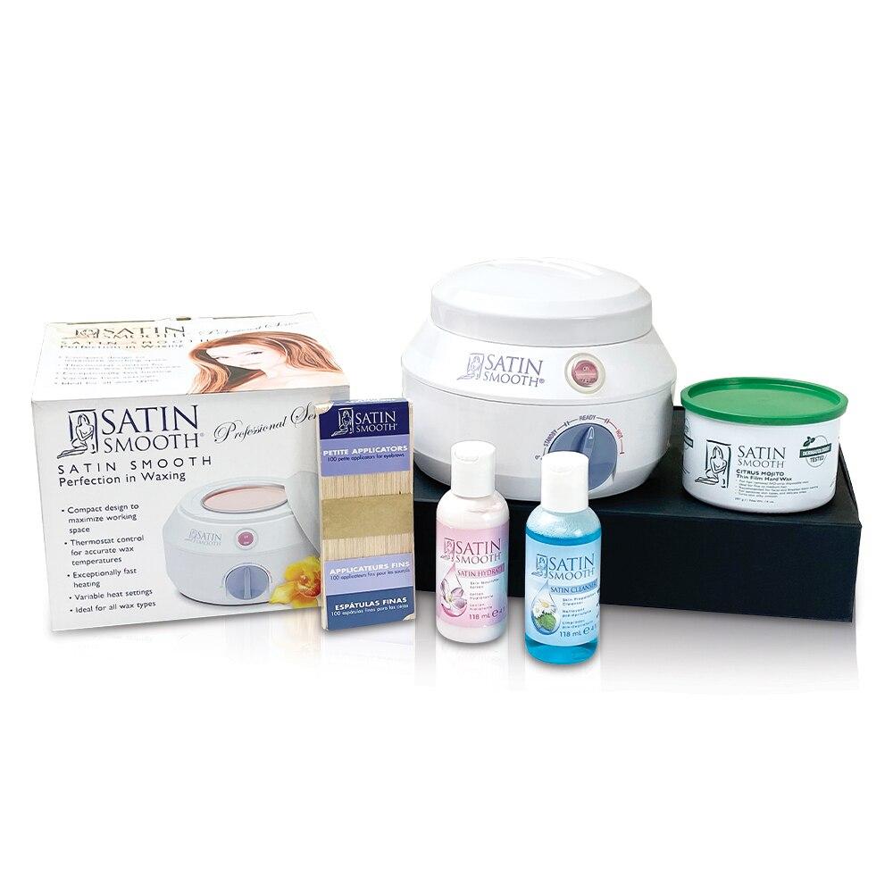 Satin Smooth Home Hard Wax Kit For Women My Salon Time NZ