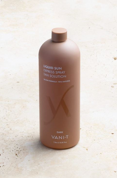 Vani-T Liquid Sun Express Spray Tan Solution Dark 1L