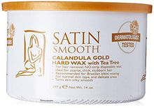 Load image into Gallery viewer, Satin Smooth Hard Wax Calendula Gold with Tea Tree Oil 397g
