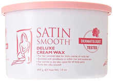 Load image into Gallery viewer, Satin Smooth Strip Wax Deluxe Cream 397g
