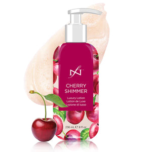 Famous Names Cherry Shimmer Luxury Lotion 236ml