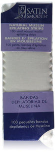 Satin Smooth Small Muslin Epilating Strips 100 pack